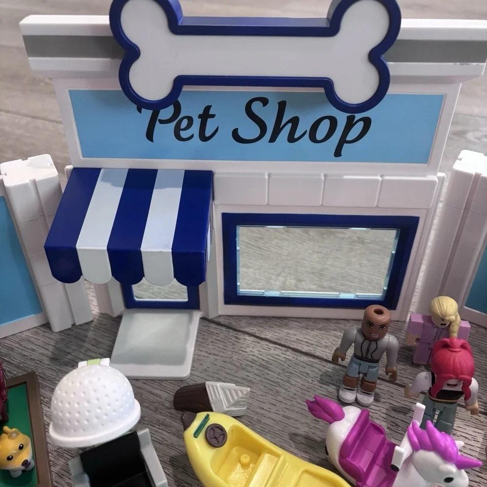 Robolox Lot Of Adopt Me Pet Shop Store Playset Figures Assessories Store